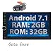 Produktbild EinCar 7 „Android 7.1 Touch Screen Doppel-DIN-Autoradio-Stereo Octa-Core-RAM 2GB ROM 32GB Unterstützt GPS Navigation Bluetooth Autoradio Lenkrad-Steuerung Wifi 3G 4G OBD2 DAB-DVR + Rückfahrkamera