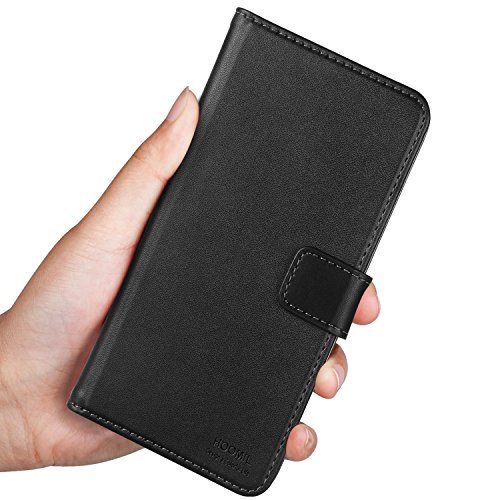 HOOMIL Funda Samsung Galaxy S7  Cuero Premium Fundas para Samsung S7 2016 Carcasa Case  H3011  Negro 