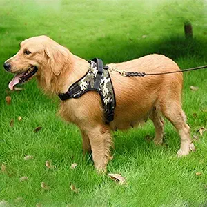 PSK PET MART Pet Supplies K9 Harness for Large Dogs That Has Adjustable Straps Pet Vest Harness Safety for Dogs (Large, Camouflage)