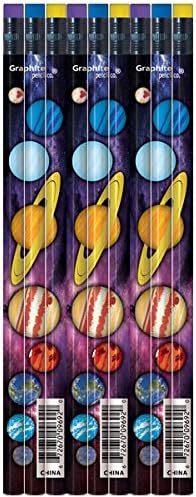 Solar System HB Pencils for Kids x 144 Box.