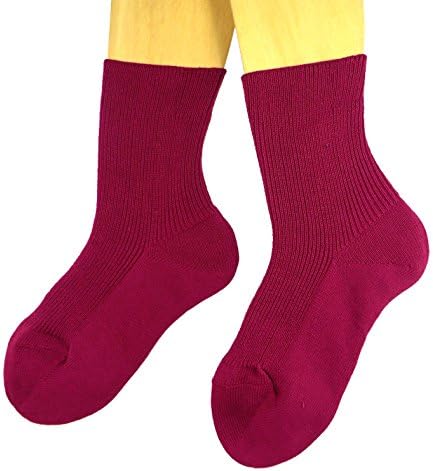Men's Socks 100% Organic Cotton - Cherry, UK 10/11