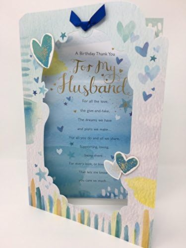HUSBAND BIRTHDAY LARGE HANDPICKED HALLMARK