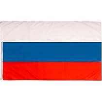 AZ FLAG - Drapeau Russie avec Aigle Spécial Extérieur - 150x90 cm - Drapeau Russe en Maille Bloquée avec Anneaux Plastiques Intégrés - 170g