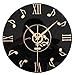 Produktbild DOSNVG 30CM Reloj Pared Silencioso Tridimensionale CD Notas Musicales Reloje de pared para Cocina/Salón/Dormitorio/Baño/Oficina