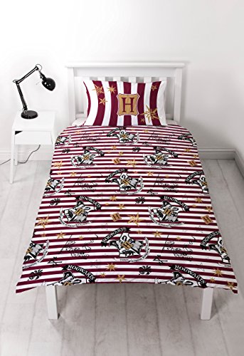 comprare on line Harry Potter Set copripiumone per babbani singolo, singolo, design a stampa grande prezzo