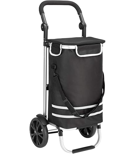 KESSER® Boodschappentrolley trapklimmer met koelvak, inklapbaar, met