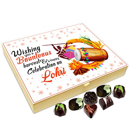 Chocholik Lohri Gift Box - Wishing You A Bounteous Harvest On Lohri Chocolate Box - 20Pc