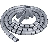 Lunatic 15942 GRİ 1 METRE 22 MM SPİRAL KABLO TOPLAYICI (SABİTLEYİCİ PAR&Ccedil;A)