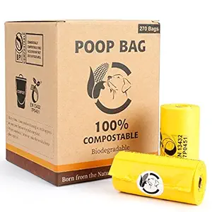 Codirom Compostable Poop Bags (270 Bags)