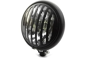 Alchemy Parts 5.75 inch BOTTOM MOUNT Headlamp Headlight Compatible with Triumph Scrambler Street Bike Front End Project Custom Motorcycle (Type 3649)