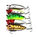 Produktbild Hrph 5pcs 6.5cm / 13g Köder Crankbait Minnow Haken Wobbler Popper Topwater Köder