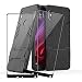 Produktbild LAGUI Panzerglas + hülle, für Xiaomi Mi Mix 2s, 9H Ultra-klar Gläser Schutzfolie, Trend TPU / PC Hybrid Handyhülle Mit Standfunktion 1 Schwarzes Schutzhülle und 2 Schwarze Panzerglasfolie.