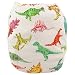iZiv(TM) Newborn Organic Infant Waterproof/Adjustable/Reusable/Washable Pocket Cloth Diaper Fit Babies 0-3 Years(Colorful Dinosaur)