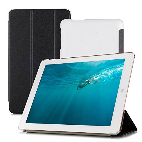AVIDET Ultra Slim Chuwi Hi12 Hülle Case Superleicht Ständer Smart Shell Cover Schutzhülle Etui Tasche für Chuwi Hi12 Tablet-PC (Schwarz)