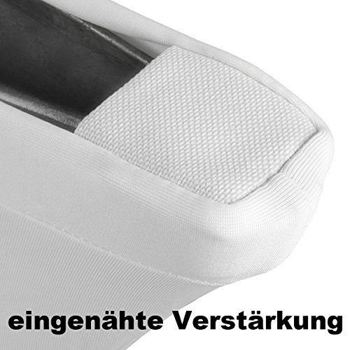 Gräfenstayn Stehtischhusse in verschiedenen Farben und 3 versch. Größen Ø60 cm • Ø70 cm • Ø80 cm (Weiß, Ø70) - 4