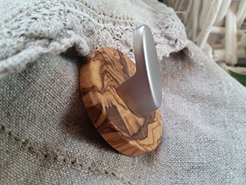 D.O.M. Handtuchhalter THOMAS aus Olivenholz und Edelstahl - 2