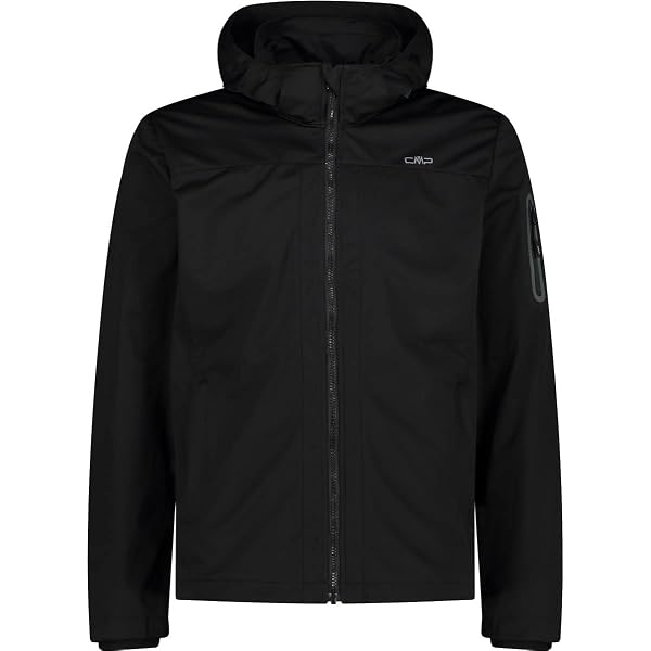 CMP Giacca Softshell Uomo Con Cappuccio Removibile | Impermeabile Traspirante Clima Protect®