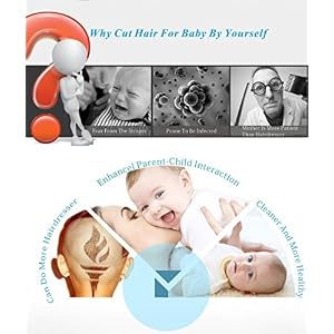 Hair Clipper Trimmer for Baby Kids Children Electric Removable Blades - Babies Haircut Kit Set Hair Shaver Silent… - Image 3