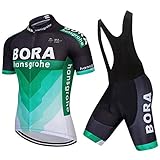 ★ Gran ajuste de humedad y comodidad: las camisetas de ciclismo y los baberos cortos están hechos de poliéster de alta calidad y almohadillas de gel especiales. Transpirable, ligero, de secado rápido, suave, maximizando la ventilación, reduciendo el enfriamiento y el confort de conducción.