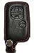 Produktbild Schlüsseltasche - Echt-Leder für GT 86 Prius Auris Yaris Corolla Verso Avensis Rav 4 - Etui Hülle Autoschlüssel Case Schutz - SMART KEY / Schlüsselloser Zugang