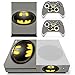 Produktbild XBox One Slim + 2 Controller Aufkleber Schutzfolien Set - Batman /One S