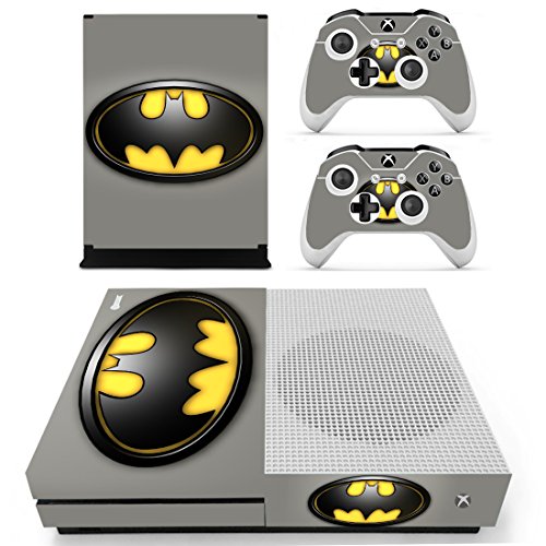 Preisvergleich Produktbild XBox One Slim + 2 Controller Aufkleber Schutzfolien Set - Batman / One S