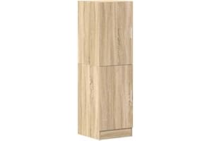 vidaXL Mobile da Cucina Rovere Sonoma 38x41,5x131,5 cm Legno, Armadio, Armadio dispensa da Cucina, Armadio da credenza da Cucina, Armadio da Cucina