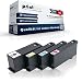 Produktbild 4x Kompatible Tintenpatronen für Lexmark S400 Series S500 Series S600 Series S800 Series Genesis S815 Genesis S816 Impact S301 Sparset (Black + Cyan + Magenta + Yellow) 100 XL 100XL