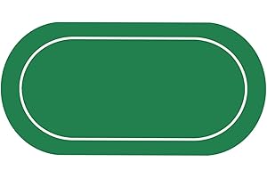 Umifica Poker Table Mat | Tablecloth for Card Table | Felt Card Table Game Cover, 36 to 48 Inch Fitted Poker, Game Table Mat, Table Cover for Card Games, Mahjong, Board Games, Dice Games
