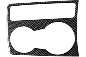 rrx Carbon Fiber Interior Panel Frame Cover Trim Compatible with Audi A4 B8 A5 8T 2009-2016 (Water Cup Holder Panel)