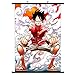 Produktbild ALTcompluser Anime One Piece Rollbild Wallscroll Wandbanner Dekorative Wandbild Stoff Poster Hängendes Plakat(Monkey D Luffy)