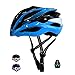 Produktbild SJF Intelligenter Fahrradhelm, Bluetooth-Fahrradhelm für Mountainbiker, drahtlose Blinkerrücklichter, sicher, langlebig, komfortabel, 4 Stunden lang haltbar