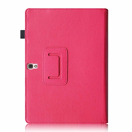 Fintie Samsung Galaxy Tab S 10.5 Hülle Case – Slim Fit Folio Kunstleder Schutzhülle Cover Tasche mit Ständerfunktion für Samsung Galaxy Tab S T800 T805 (10,5 Zoll) Tablet (mit Auto Schlaf / Wach Funktion), Magenta - 7