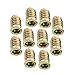 MagiDeal Pack of 10PCS Wood Insert Interface Screws Threads Bolts Nuts Fixing Furniture Mounting Fasteners M6*15 RS.345.00