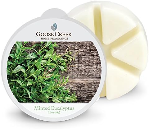 Goose Creek Wax Melt Pack Minted Eucalyptus, White, 8 x 8 x 2.5 cm