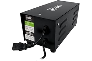 600w LUMii BLACK Metal Magnetic Ballast Grow Light for HPS & MH Bulb Hydroponics