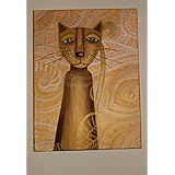 Bild auf Leinwand, Acrylmalerei, Katze, Original