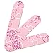 Carejoy 5pcs Nail Art 2-way Sponge Sandpaper Sanding File Buffer Polish Buffing Tool (Pink)