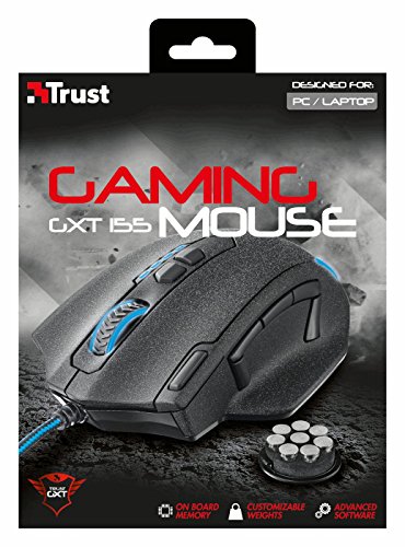 Trust Gaming GXT 155 - Rat  n para Gaming  PC   Color Gris