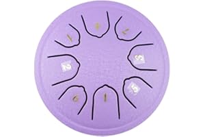 YXRRVING Buddha Stones Mini Steel Tongue Drum, 8 Note Worry Free Drum, 11,4 cm Handpan Drum, Percussion Handpan Drum Kit for Meditation Entertainment Musical Education