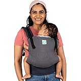 Kol Kol Baby Carrier Bag, 100% Hand Woven Cotton, Light-Weight, Safe & Ergonomic Baby Carry Bag & 2 Carry Positions, for 4 Mo