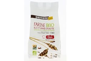 PAYSANS D'ICI Farine de Blé et Grand Épeautre T80 bio & équitable