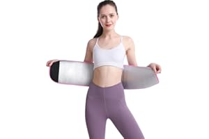 BNOYONERAS Bauchweggürtel Schwitzgürtel, Neopren Schwitzgürtel Sauna Bauchgürtel, Fitnessgürtel Verstellbarer, Fitness Gürtel Abnehmen Gürtel, Fettverbrennungsgürtel, Saunagürtel für Fitnesstraining Damen Herren