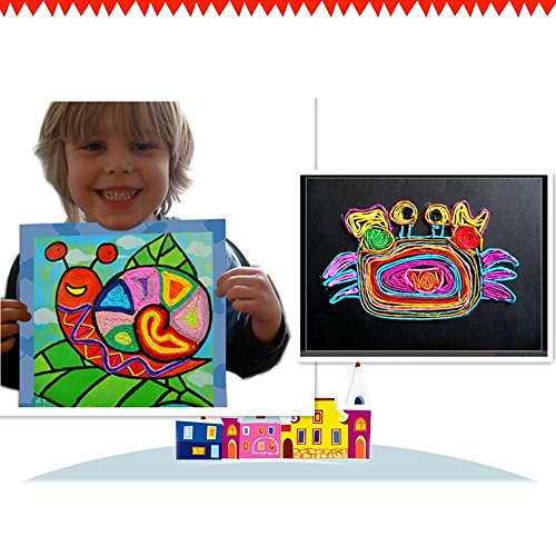G2PLUS 12 Farben von Papier Strings Bastelschnur Dekokordel Schnur für DIY Kunstgewerbe - 6