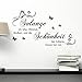 Produktbild Deutsch Sprüche Serie Wohnzimmer Schlafzimmer Wandaufkleber wasserdicht dekorative Aufkleber entfernbare Aufkleber -44 * 29cm