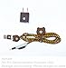 Gugzy Combo of 4in1 Spiral Wire Cable Protector, Organizer, Wrap and Sticker...