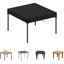 Copri Tavoli Da Terrazza Quadrato 80 X 60 X 75 Cm Copertura - 6