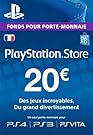 Carte Playstation Network 20 EUR [Code Jeu PSN PS4, PS3, PS Vita - Compte français]