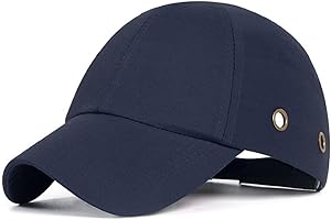 Stakee Casquette Antichoc avec Coque Intérieure en Abs, Casquette De Baseball Légère, Casque De Sécurité Au Travail, Casque De Protection Anti-Collision, Casquette De Chantier