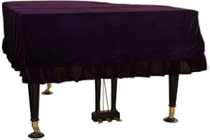 Mitef Classic Cover universale per pianoforte a coda Cover per pianoforte decorativo, Porpora,Dimensione:150cm/59.0inches